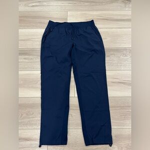 Lululemon Great Wall Pants Mens XL Lightweight Breathable Stretch Navy Blue